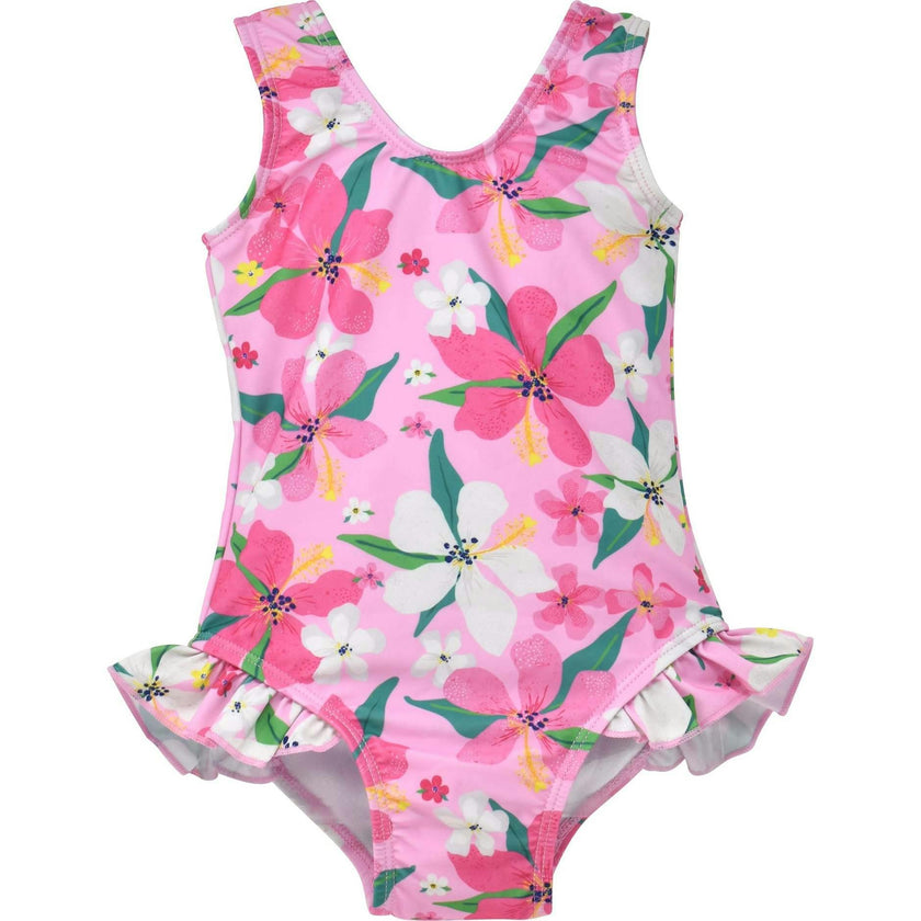 UPF 50+ Delaney Hip Ruffle Swimsuit