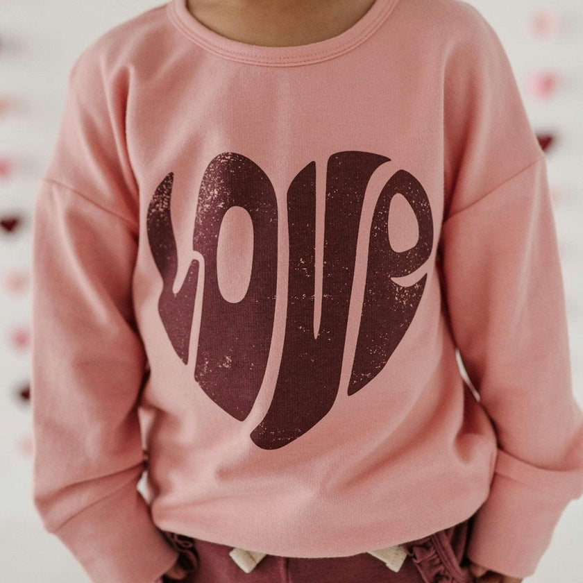 Girl's Drop-Shoulder Pullover