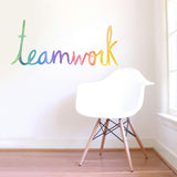 Watercolor Words • Teamwork • Peel-and-Stick Wall Decals