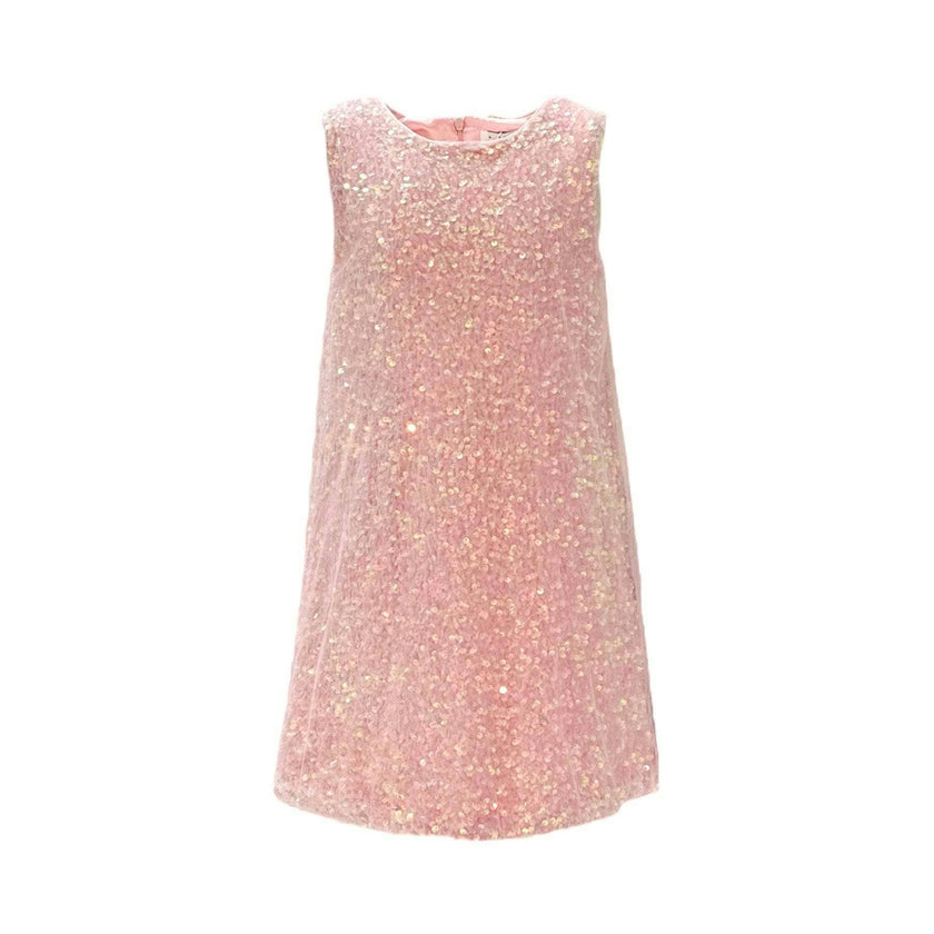 Shimmer & Sequin Sleeveless Dress
