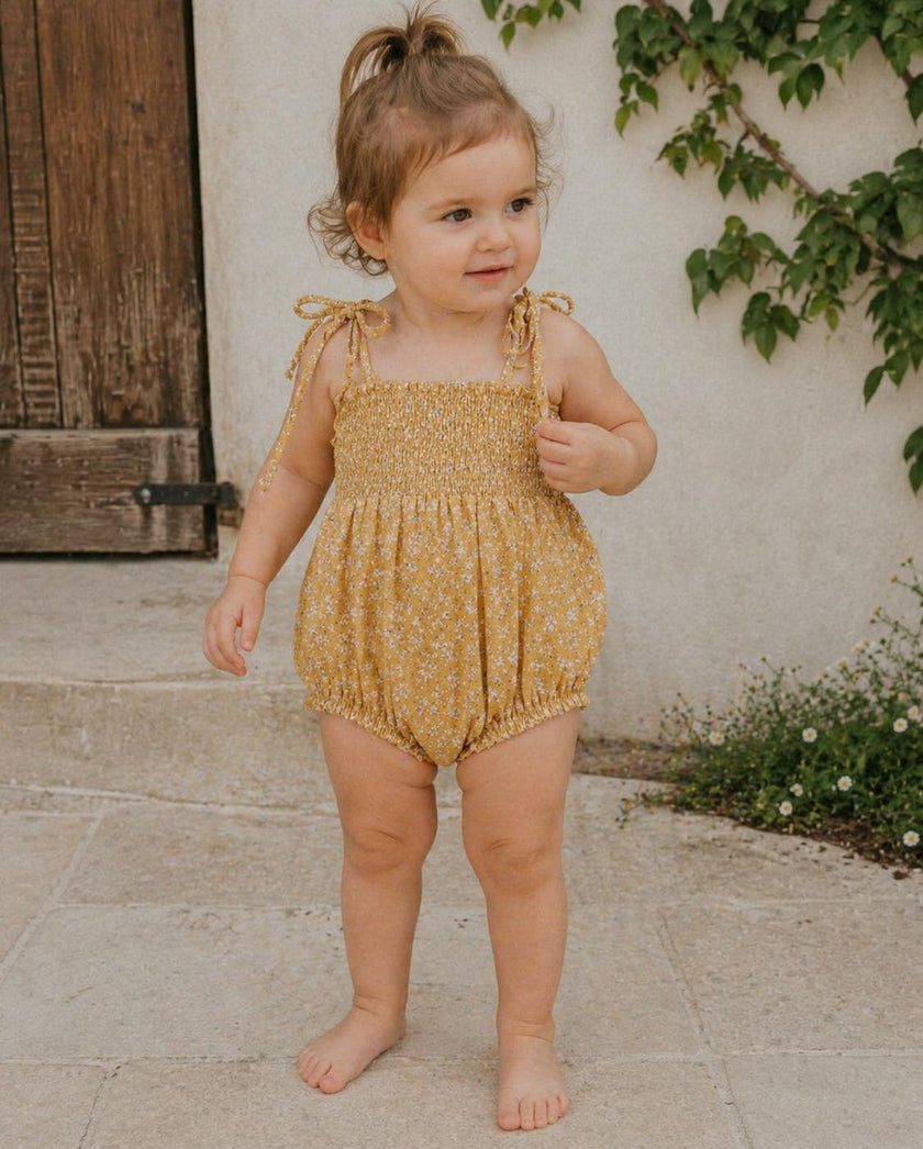 Baby Textured Floral Romper