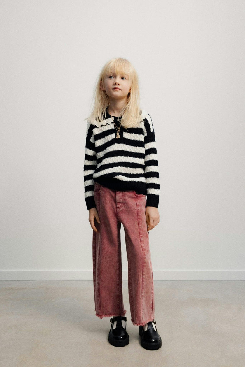 TNS Denim Wide Leg Trouser
