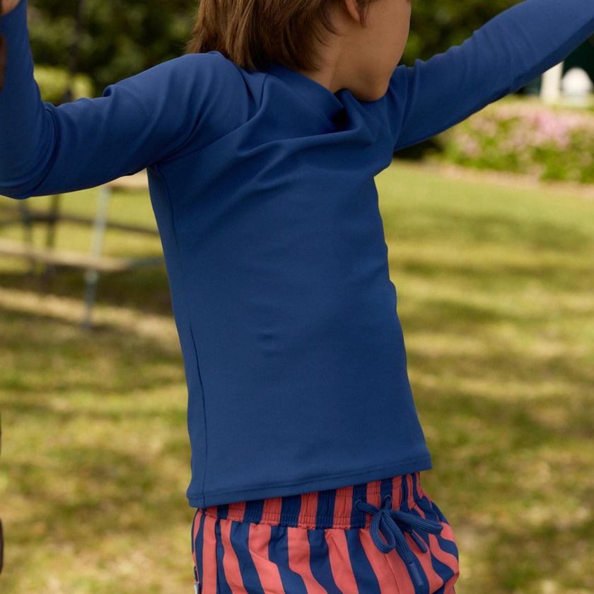 unisex oyster blue rashguard