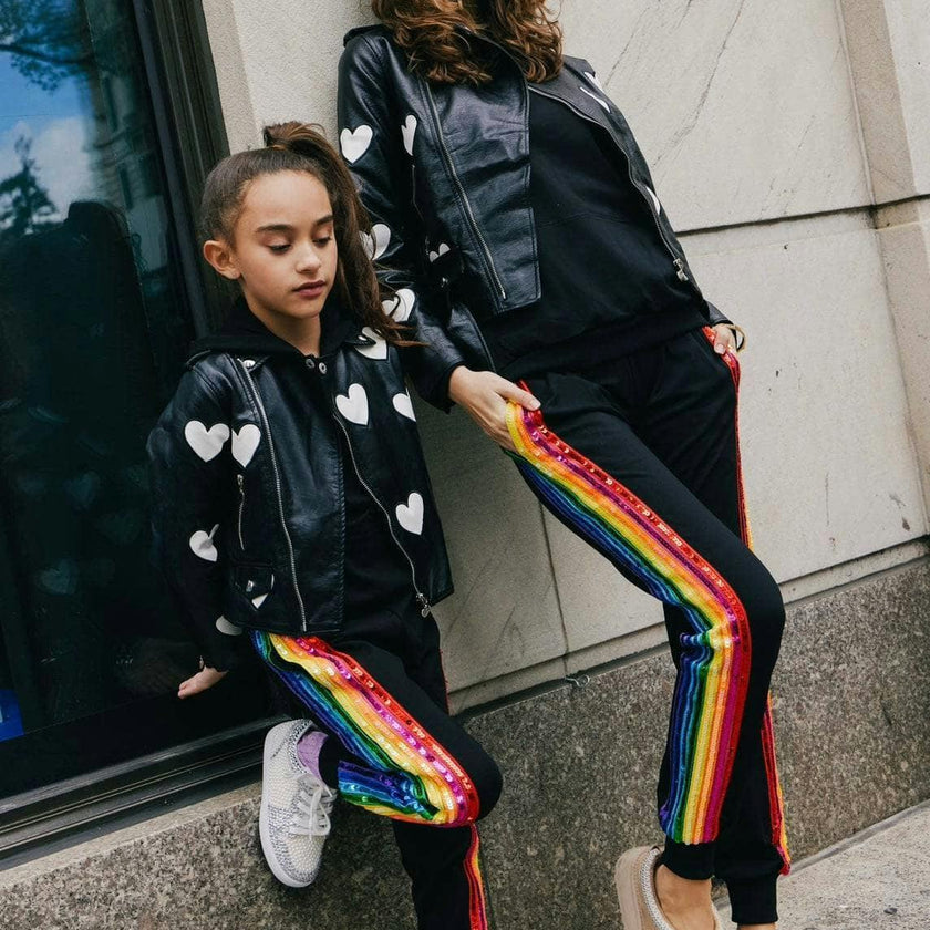 I Heart You Vegan Leather Jacket