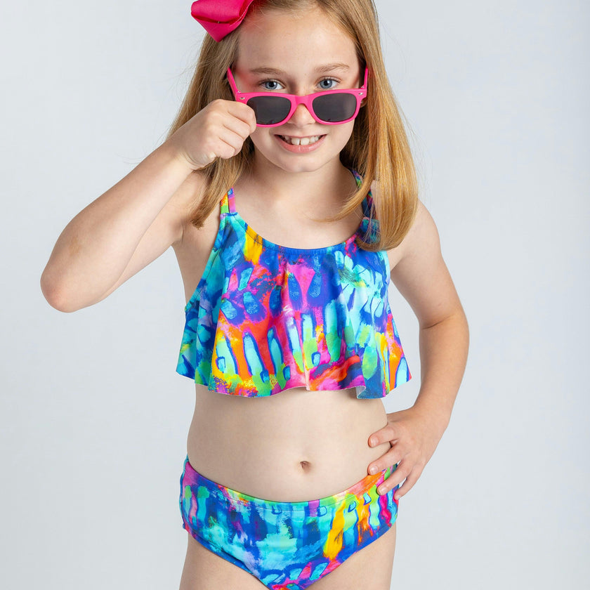 Tie Dye Flutter Bikini