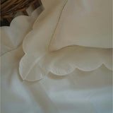 Scalloped Starlight, White