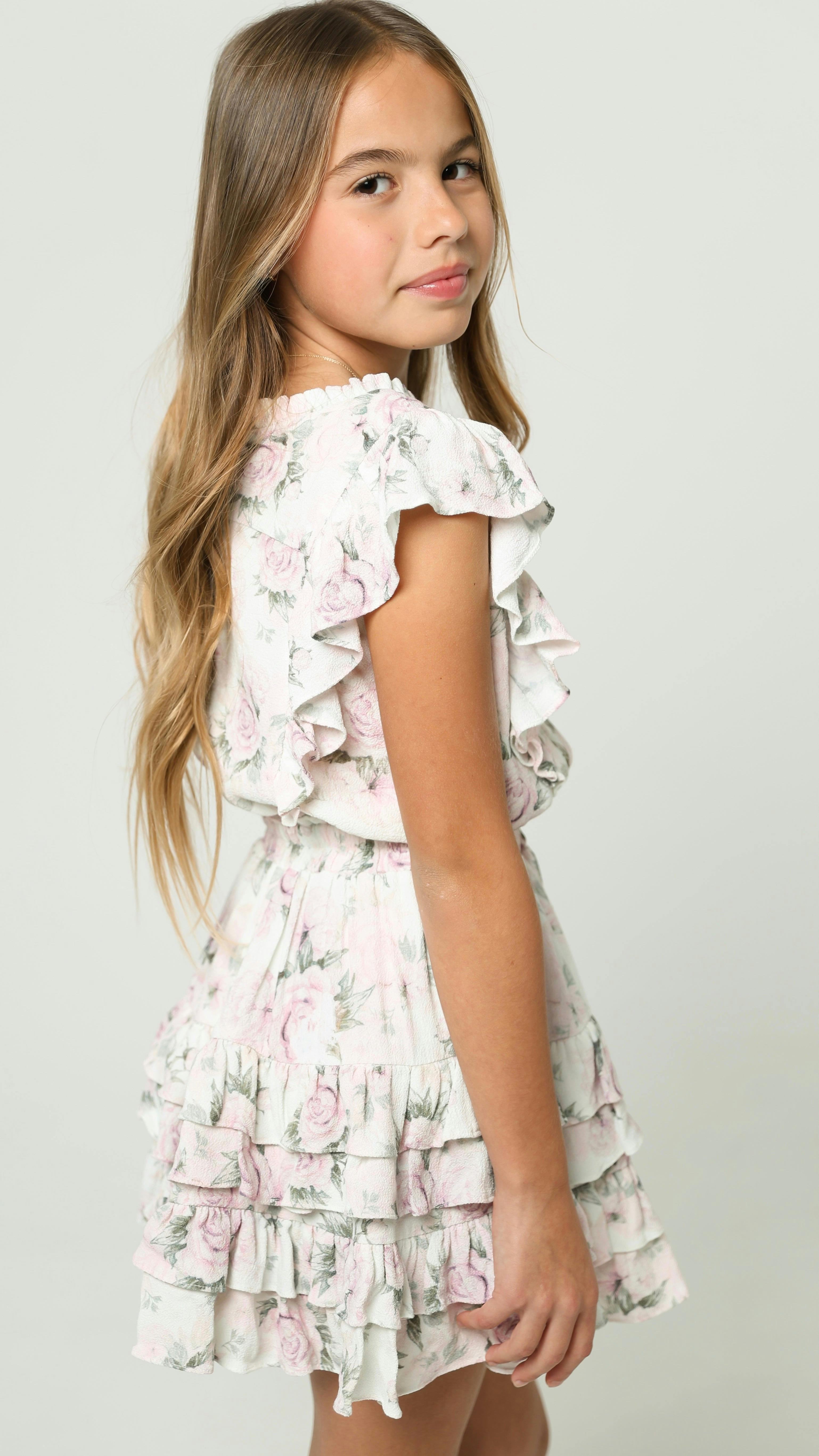 Gustavia Dress in Dusty Rose