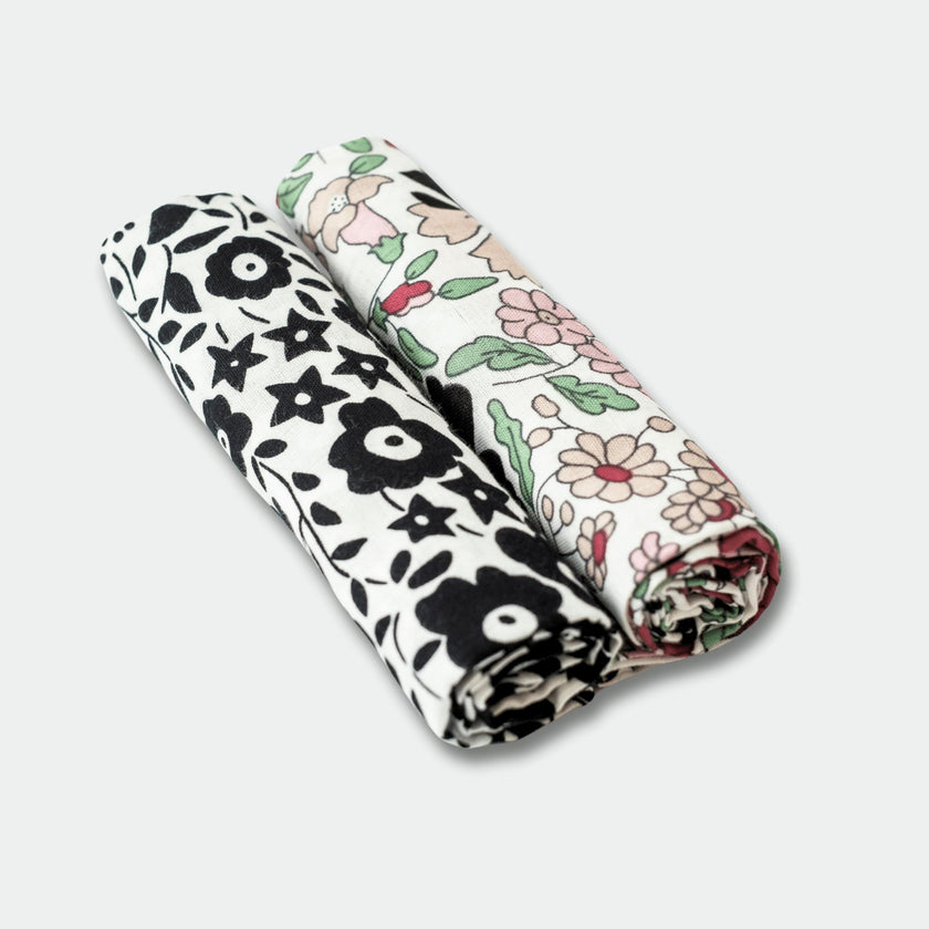 ETTA LOVES x LIBERTY – Sensory Muslin 2-Pack - birth to 12 months