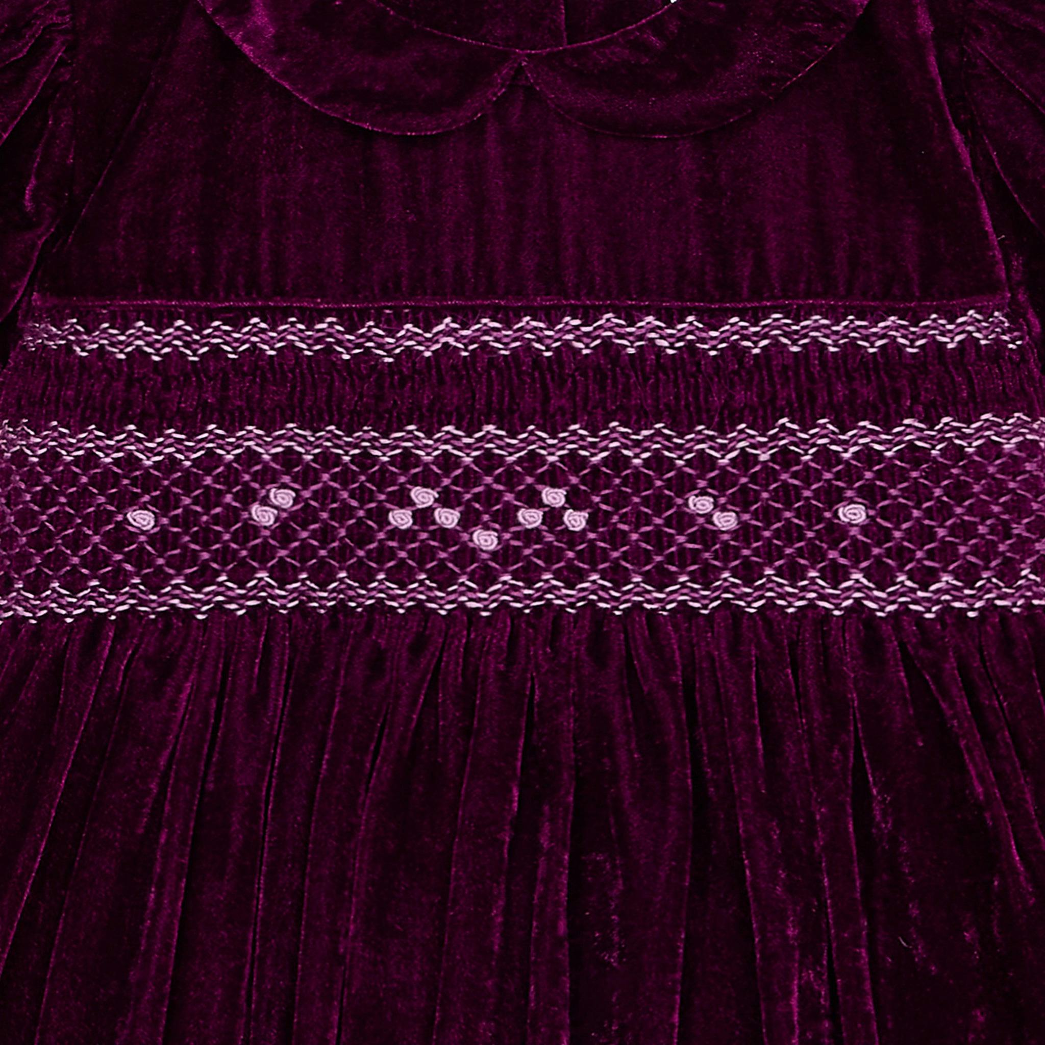 Smocked Girls Party Dress Janey
