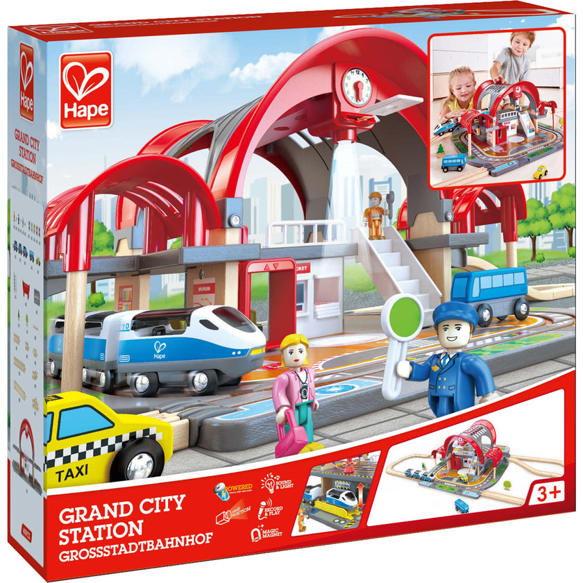 Grand City Station Light & Sound Railway Set
