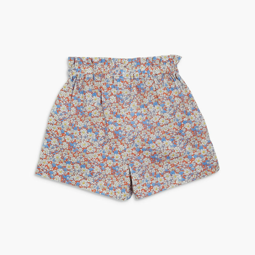 Freesia Short Orange Blue Liberty