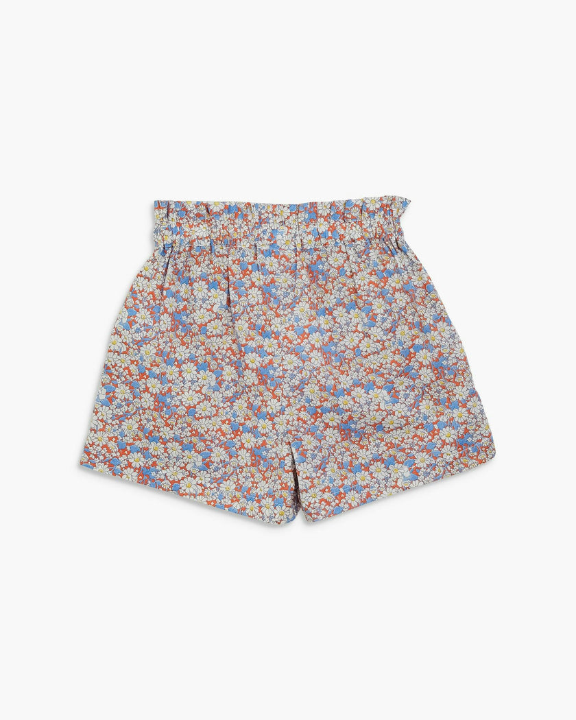 Freesia Short Orange Blue Liberty