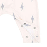 Lightning Bolt Viscose - Long Sleeve Raglan Henley Romper