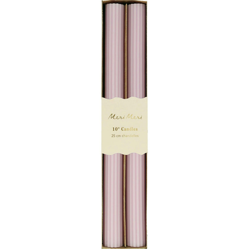 Dusty Lilac Table Candles