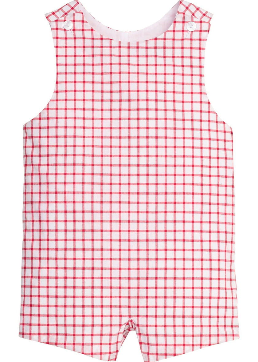 Vintage John John - Red Windowpane