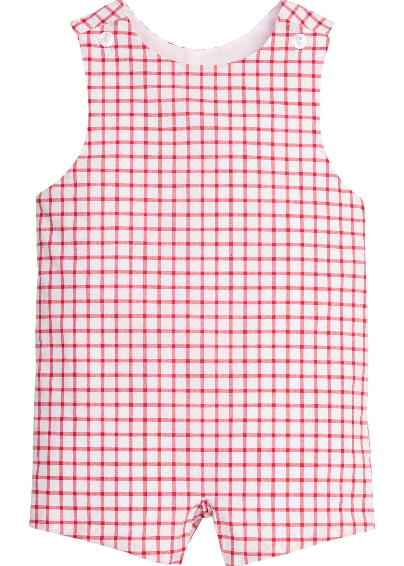 Vintage John John - Red Windowpane