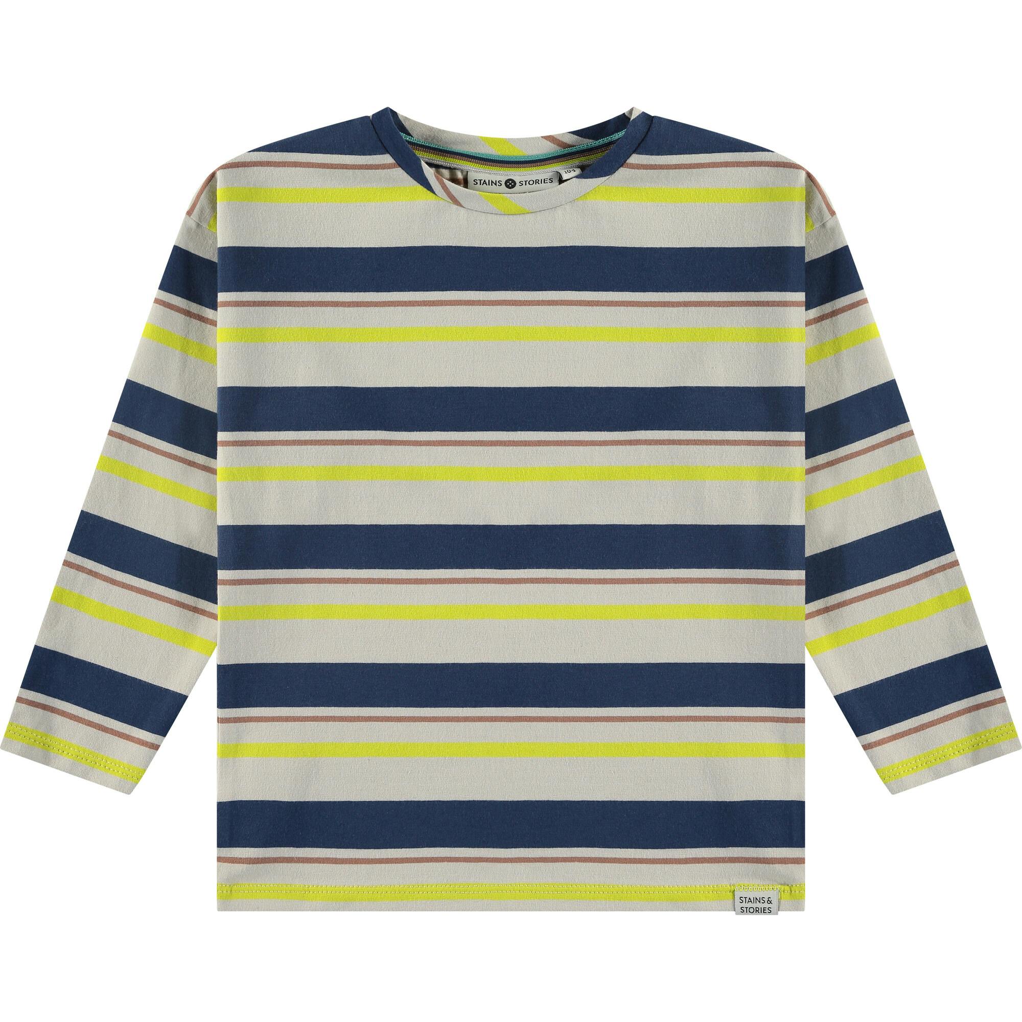 Striped Long Sleeve Pullover T-Shirt