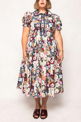 Sophia Dress in Midnight Garden