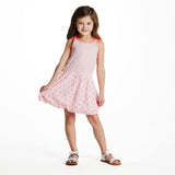 Girls Bubble Dress | Watermelon Rainbow Print