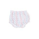 Tulip Stripe - Scallop Back Top with Bloomer