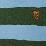 Blue & Green Rugby Stripe Long Sleeve T-Shirt