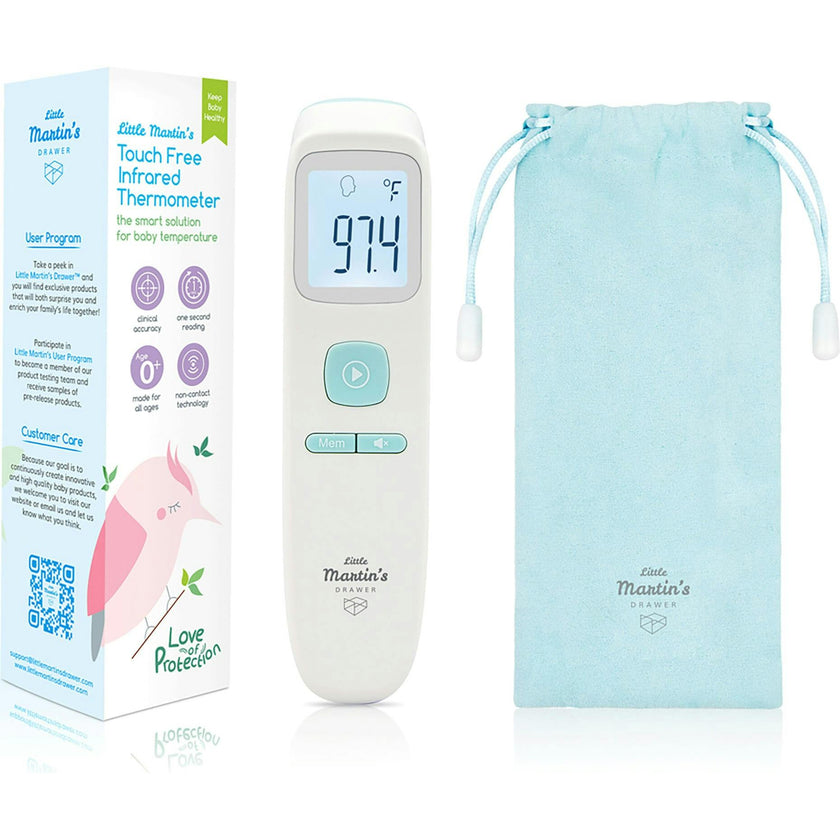 Non-Contact Forehead Infrared Thermometer - Blue