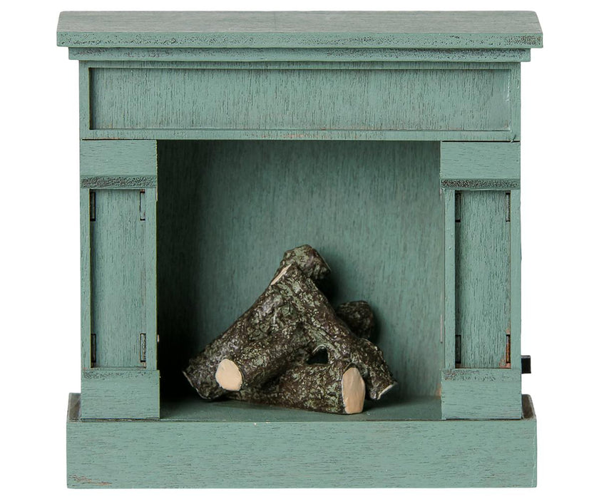 Fireplace, Mouse - Blue