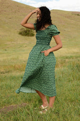 Sunday Best Dress in Pine Felicity Floral