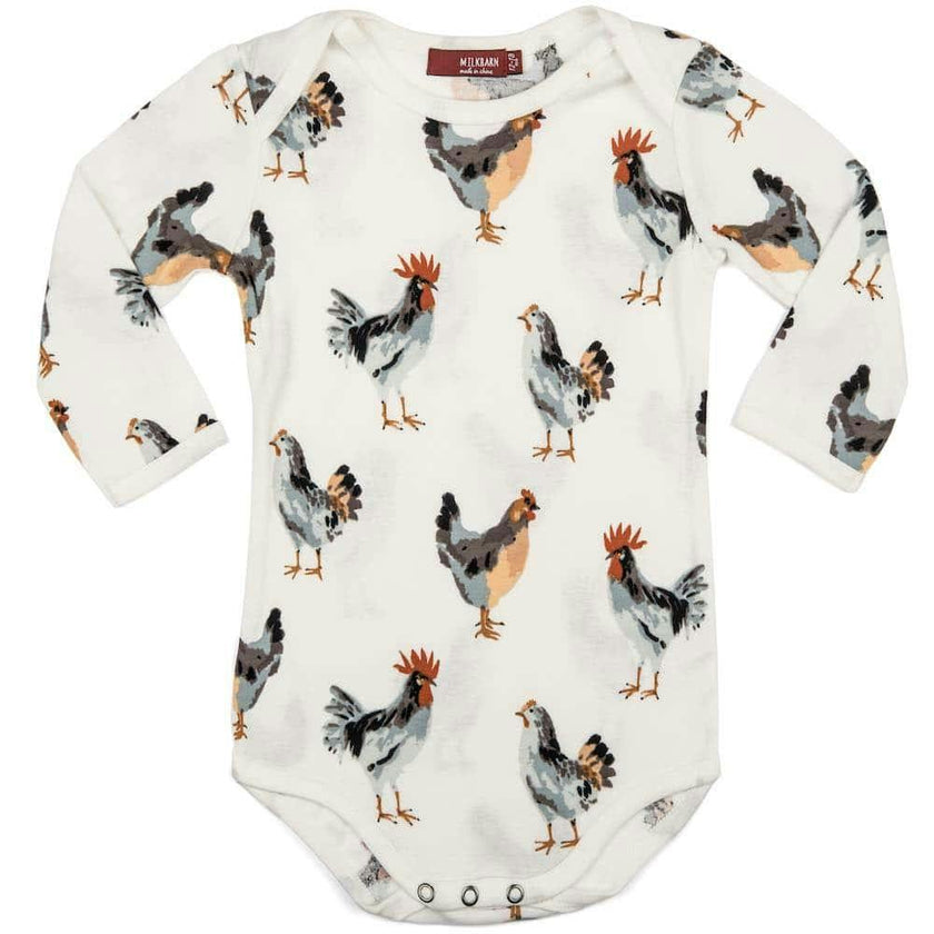 Organic Cotton Long Sleeve One Piece