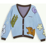 children's cotton cardigan - fun icons