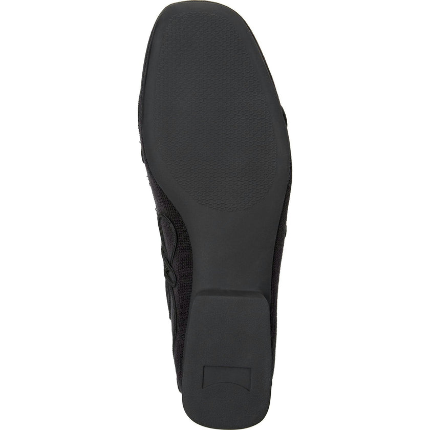 Women's Twins Textile Square Toes Ballerina Shoes