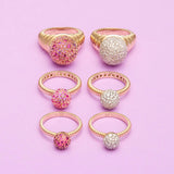 Revel Small Bobble Ring - Diamond