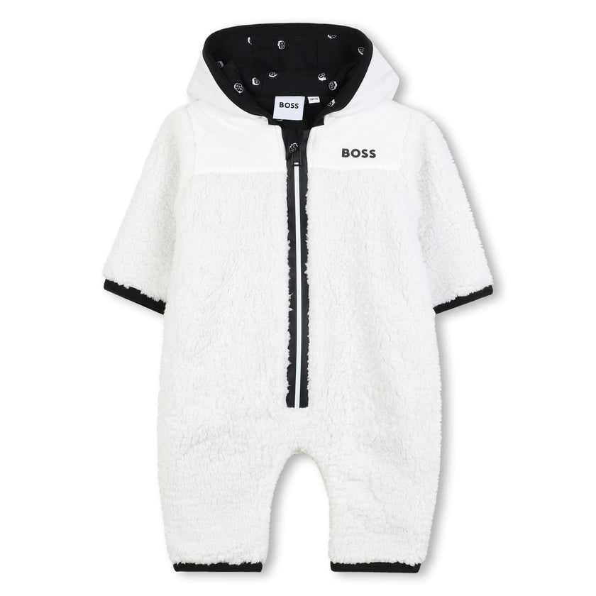 Ivory Teddy Fleece Jumpsuit