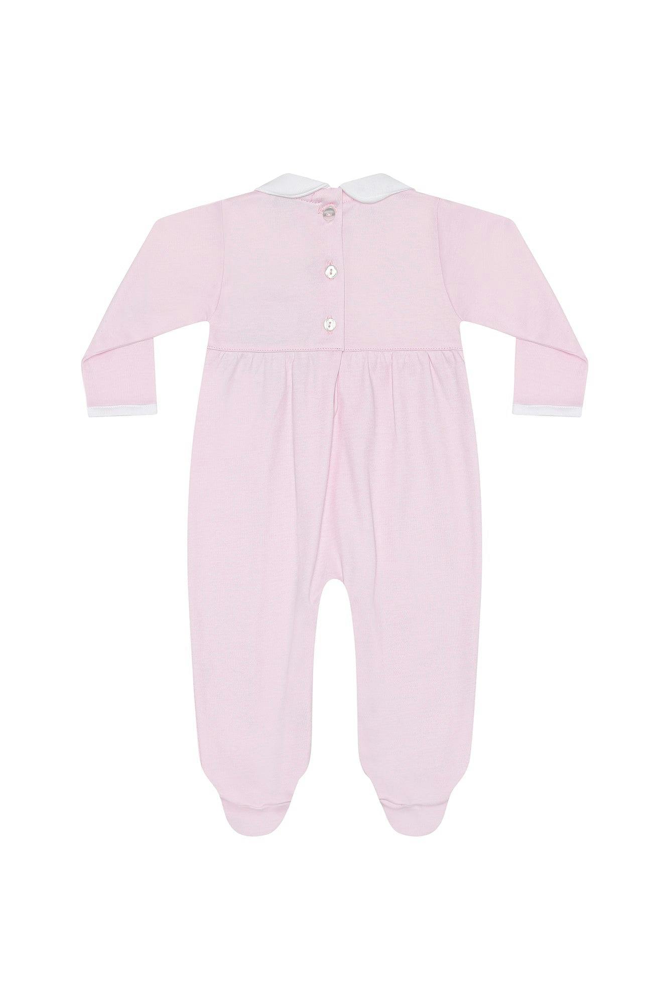 Signature Smocked Girls Footie