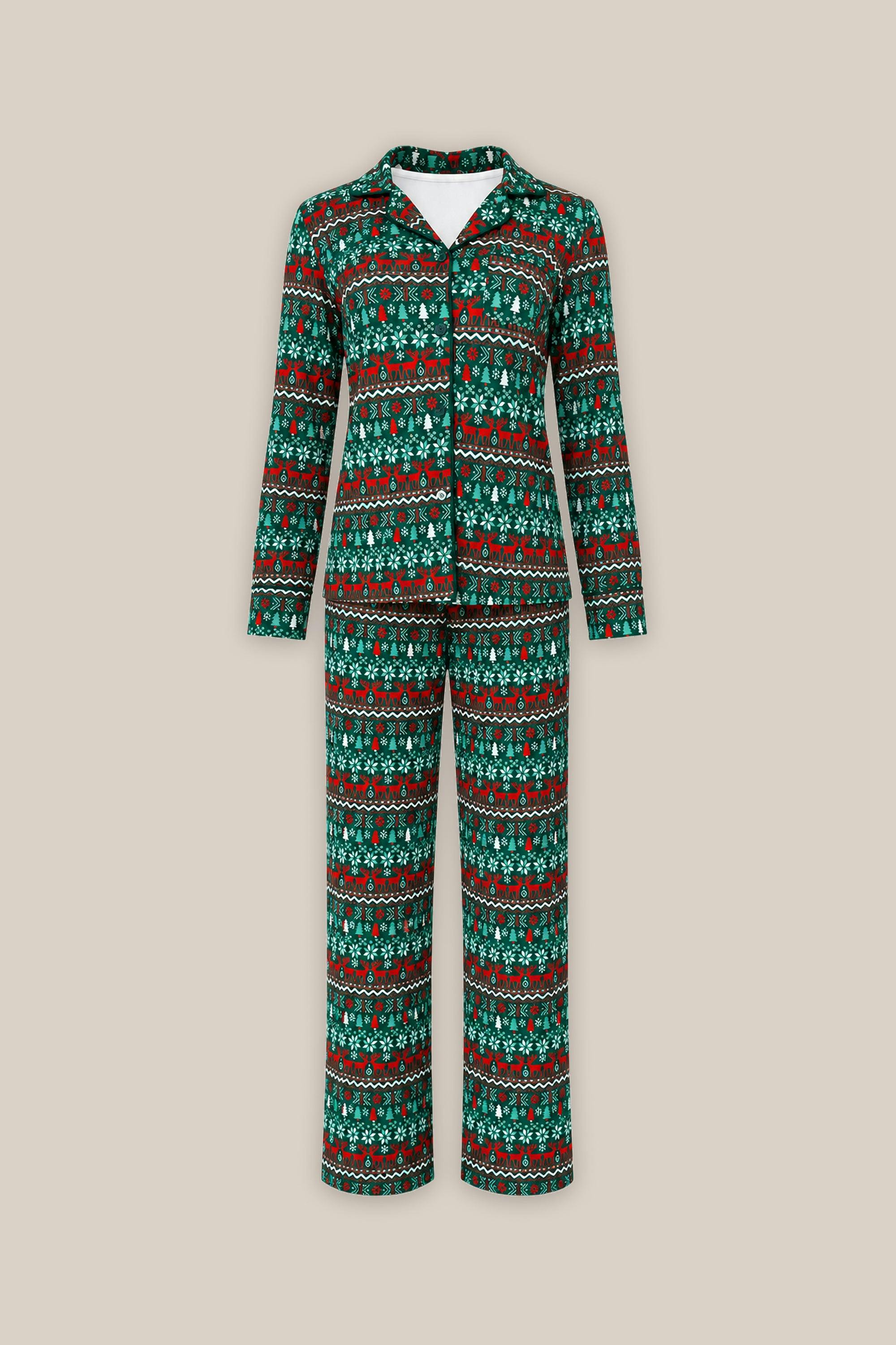 So Soft Pajama Set in Alpine Noel