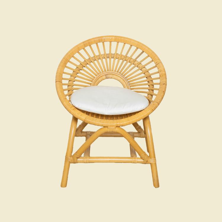 Handcrafted - Maya Kids Chair (Natural) - Rattan Wicker