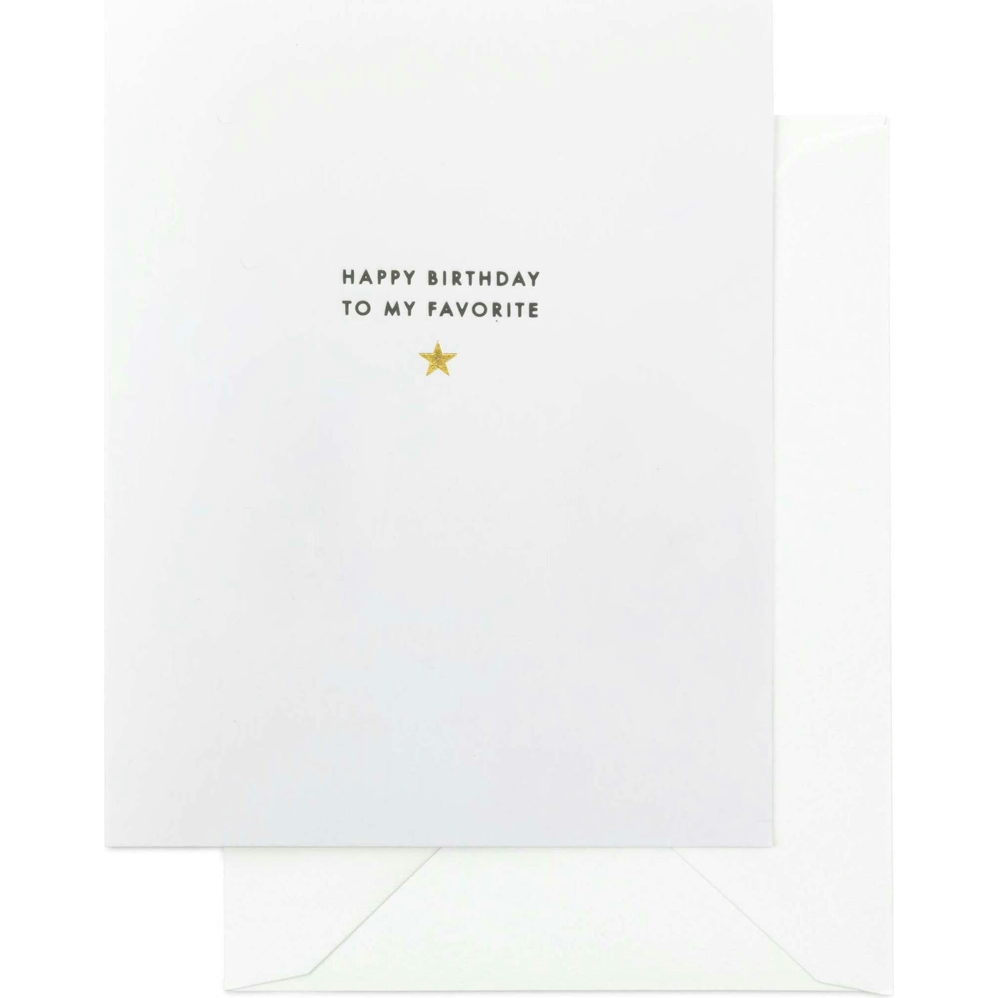 To My Favorite Card