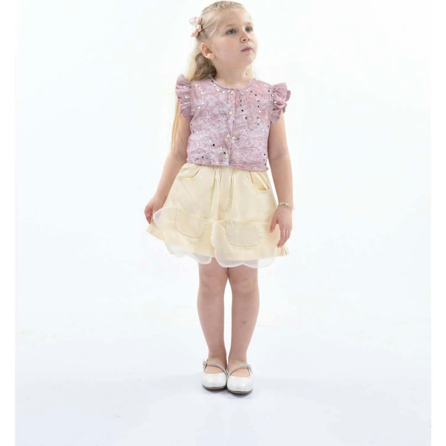 Sequin Shorts Set