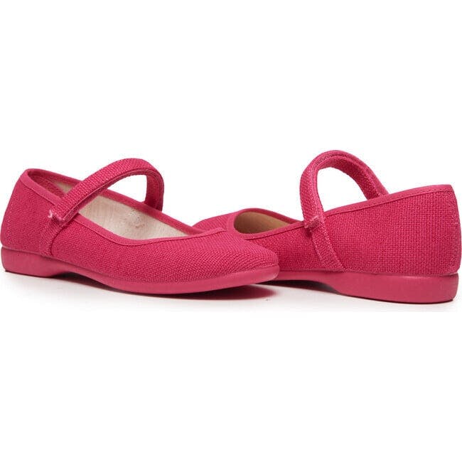 Classic Textured Canvas Mary Janes