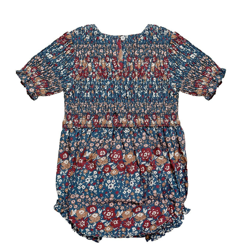 Baby Parker Romper in Dusk Floral Medley