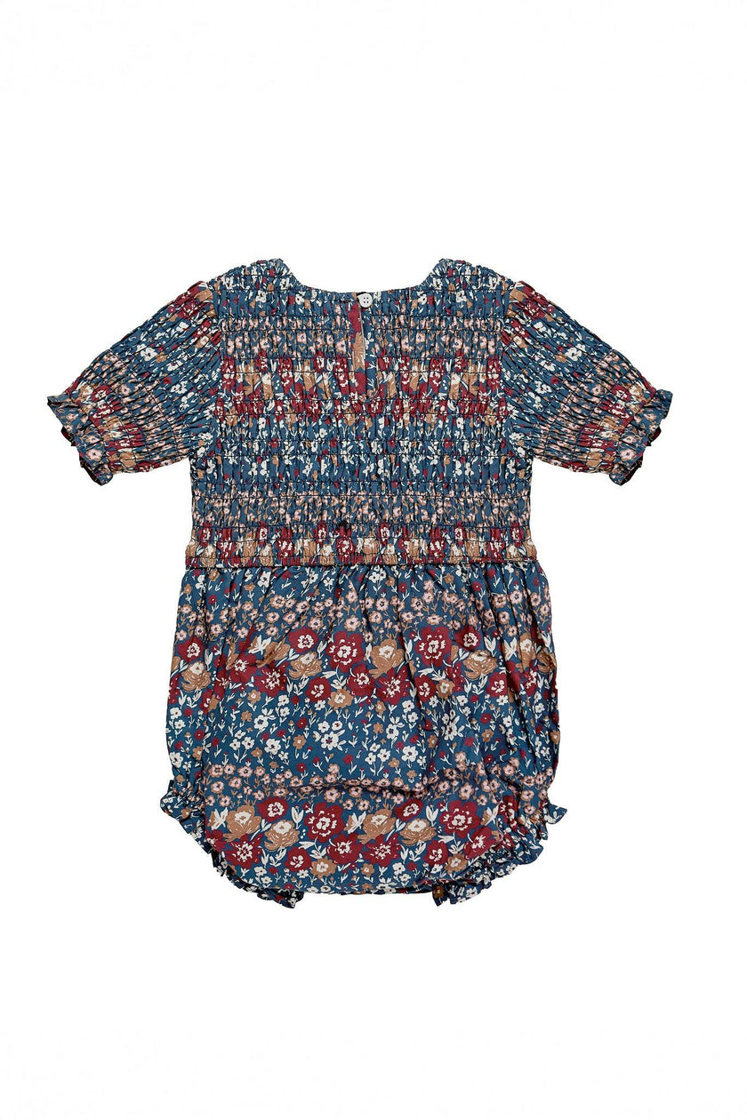 Baby Parker Romper in Dusk Floral Medley