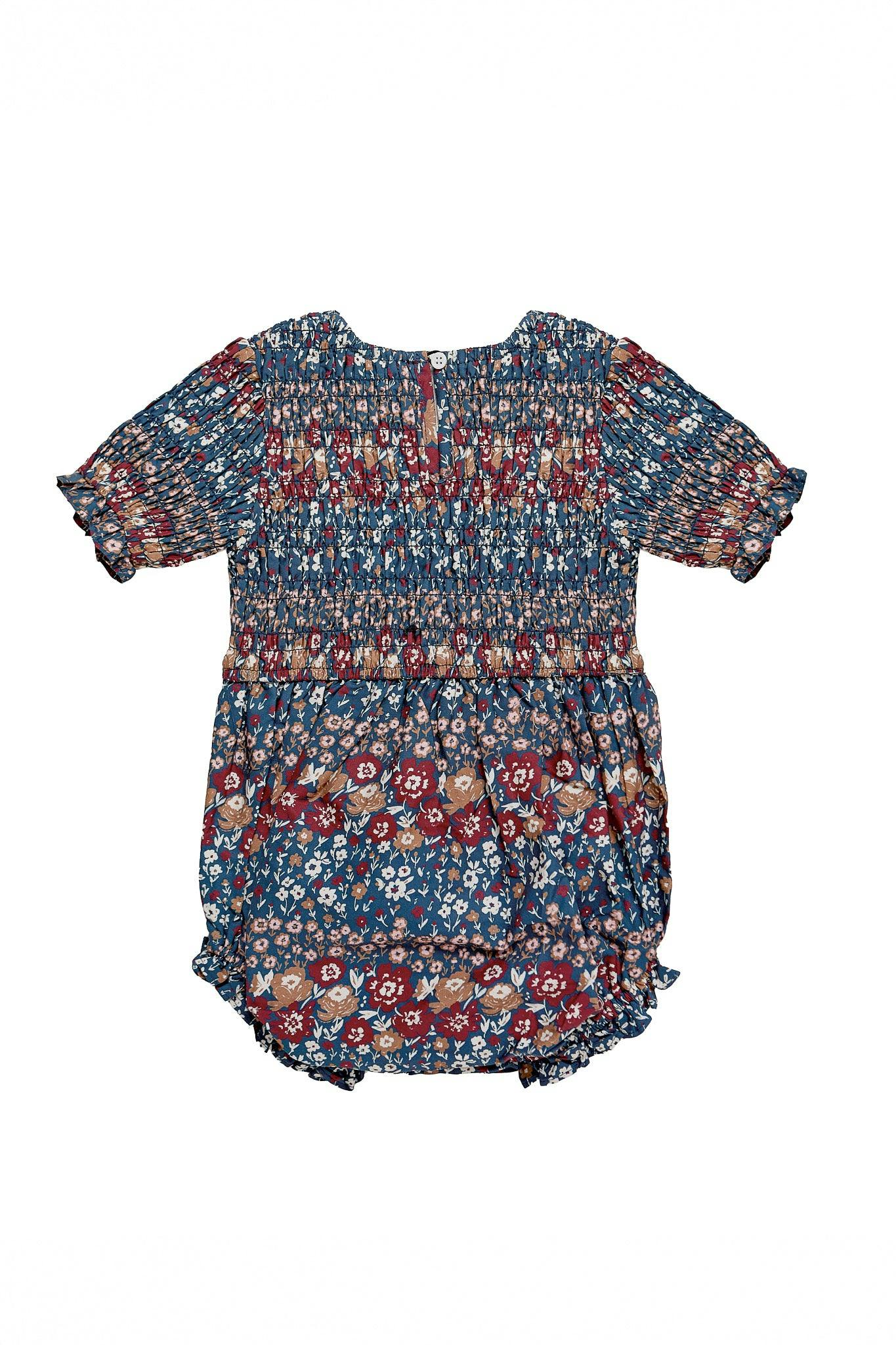Baby Parker Romper in Dusk Floral Medley