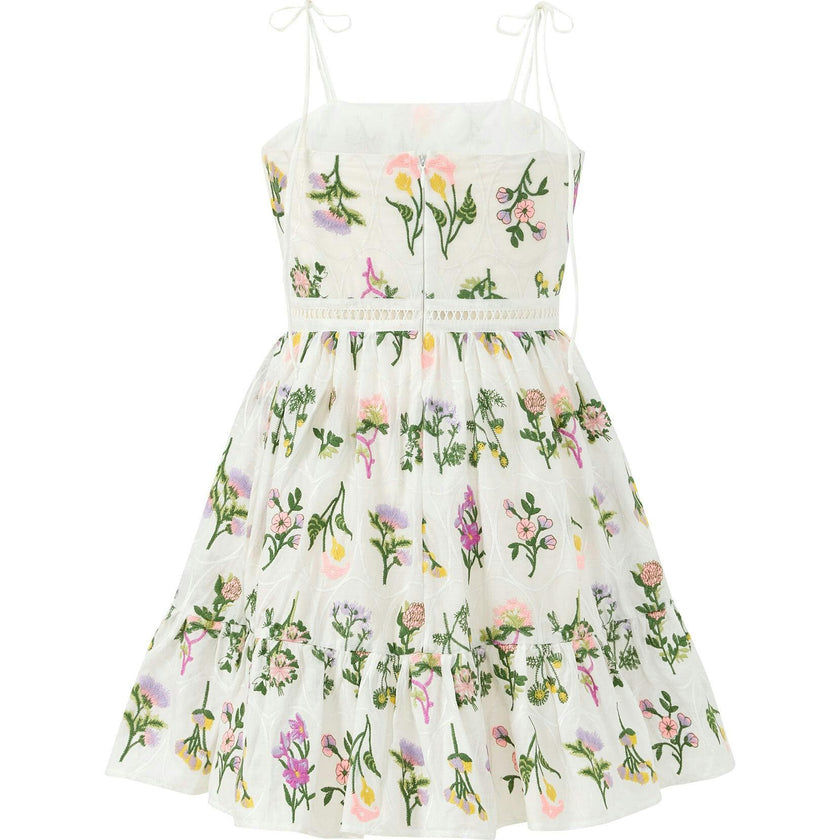 Emely Embroidered Mini Dress
