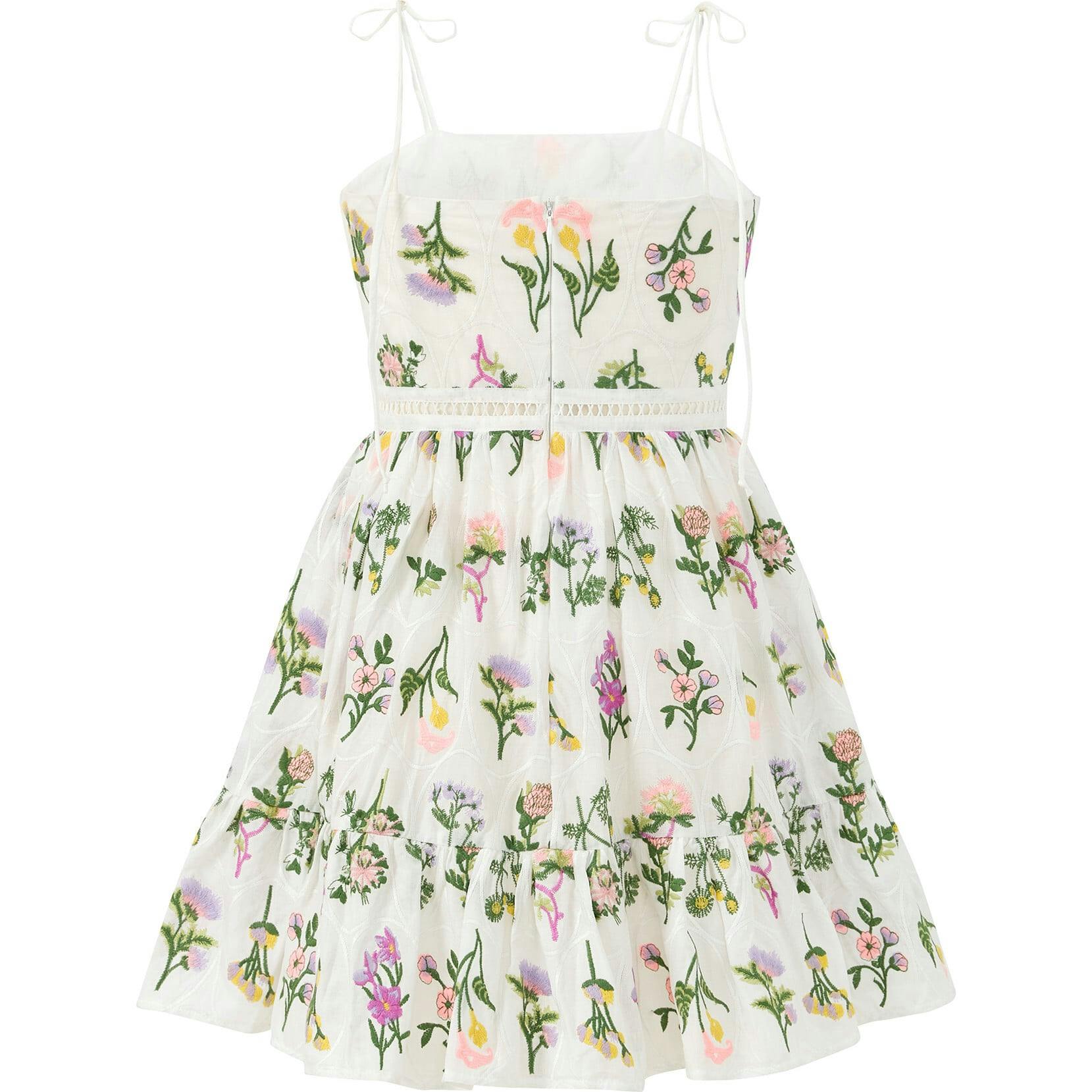 Emely Embroidered Mini Dress