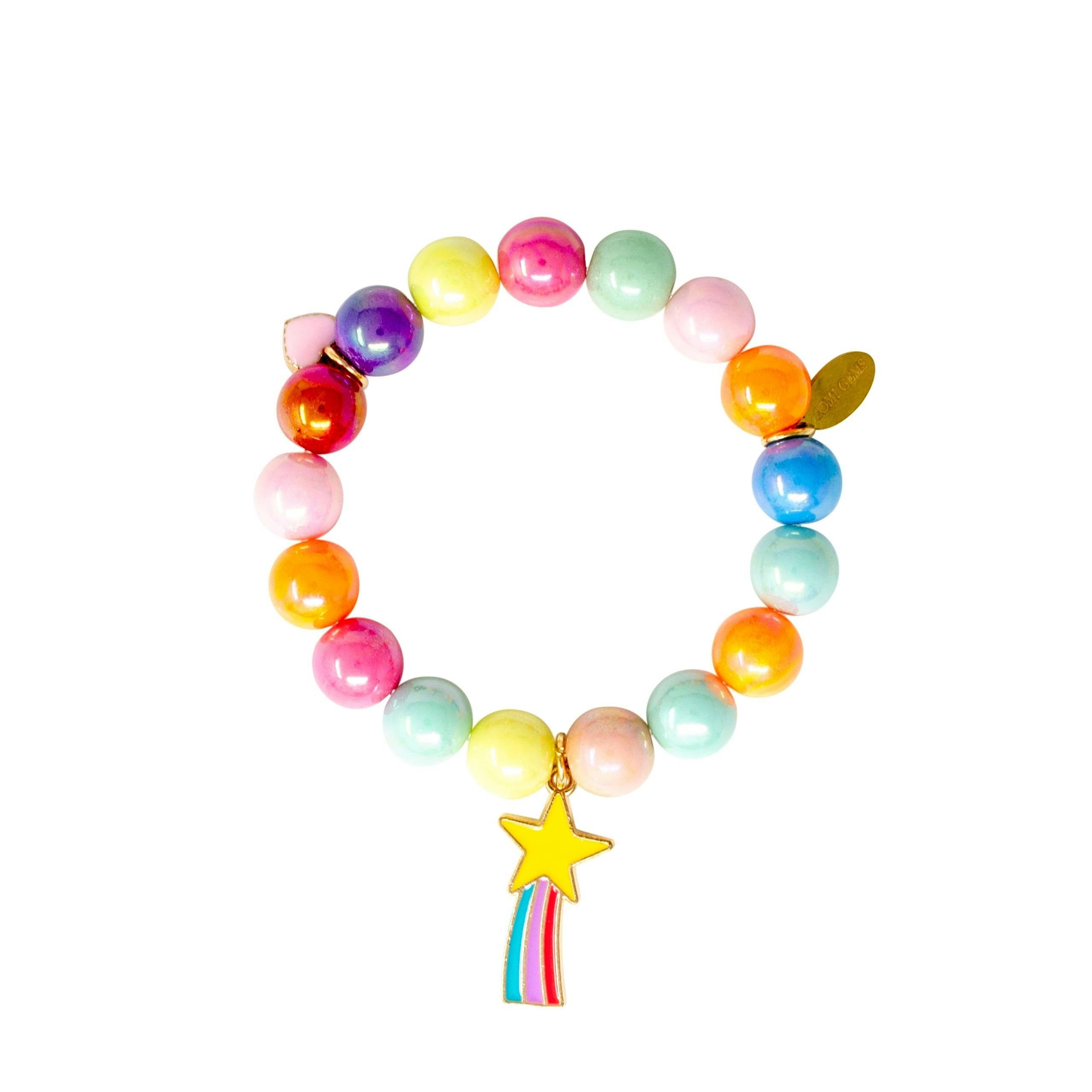 Bright Gum Ball Bracelet Set