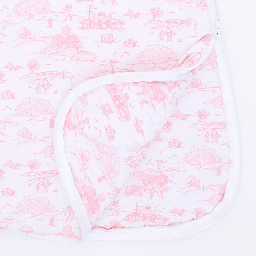 Golf Toile Pink - Sleep Bag