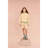 Earth Day Natural Dye Pullover in Shortbread