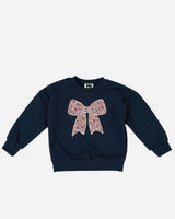 Karina Bow Sweatshirt Set