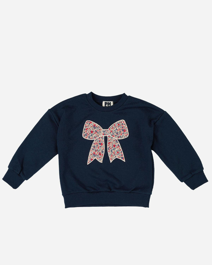 Karina Bow Sweatshirt Set