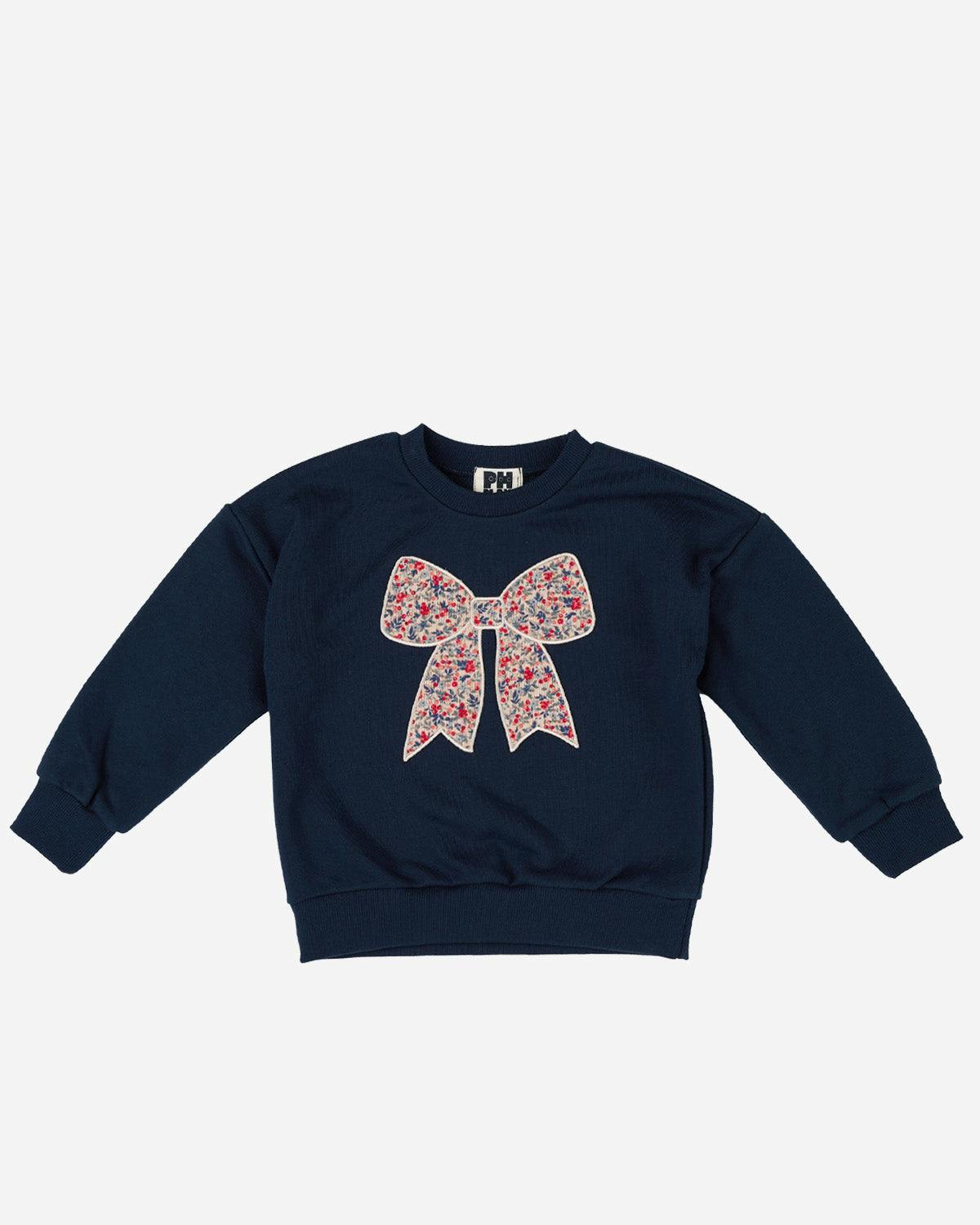 Karina Bow Sweatshirt Set
